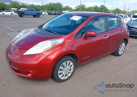2015 Nissan Leaf S z USA, uszkodzony, nr VIN 1N4AZ0CP2FC314832